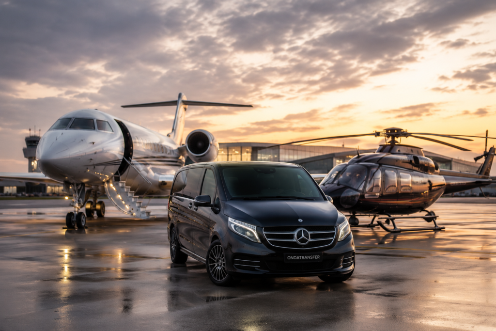 Contact Us for private airport transfers, luxury chauffeur services, private jet and helicopter transportation across Europe