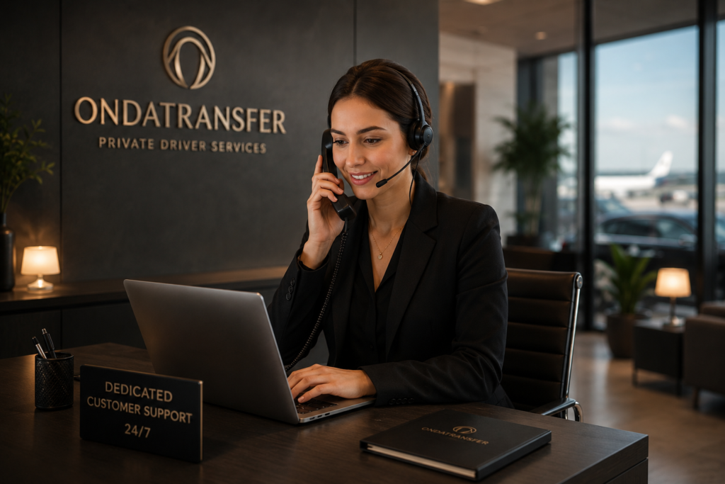 Dedicated customer support for airport transfers, chauffeur services and travel assistance across Europe