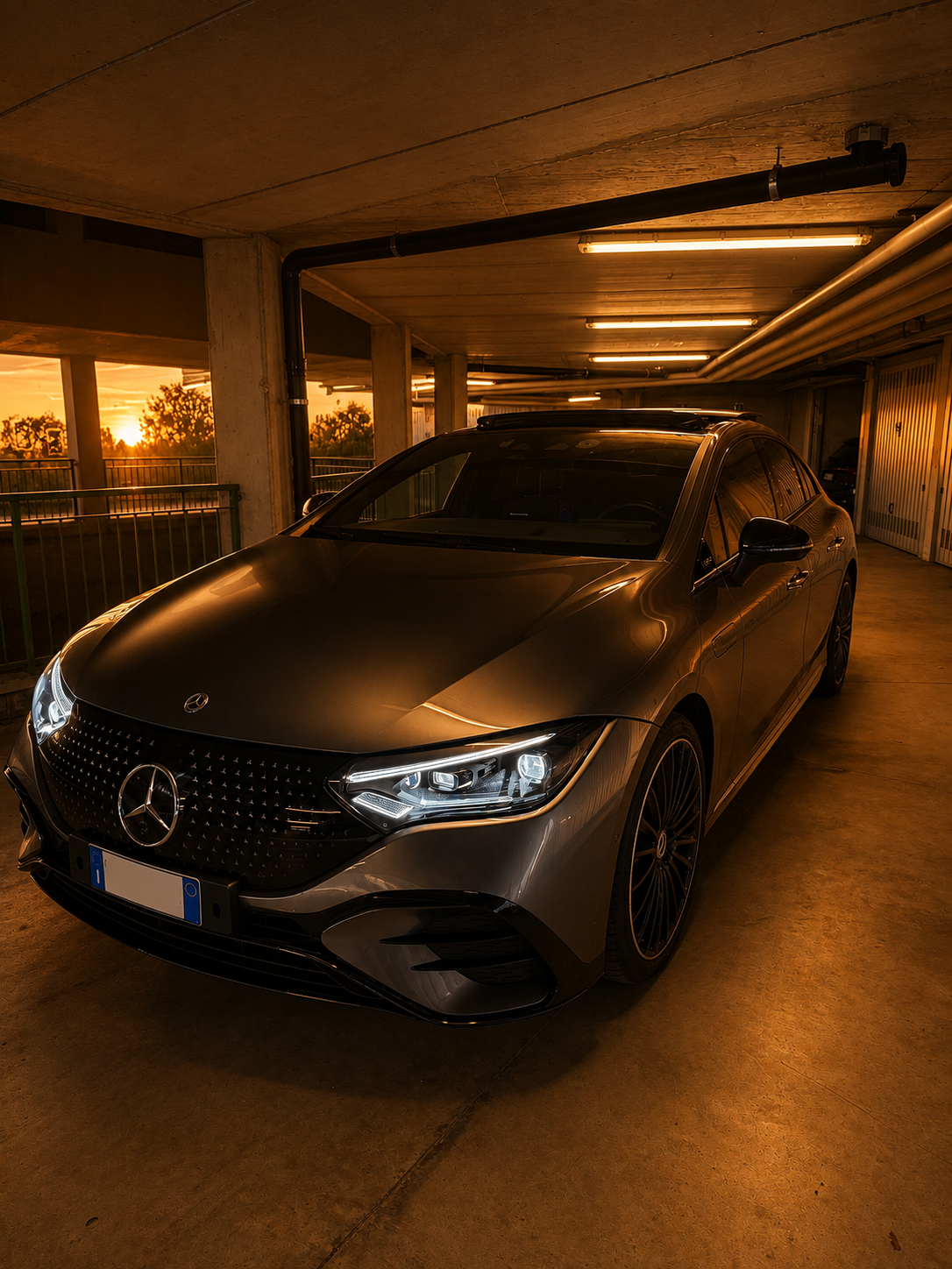Mercedes EQE electric executive sedan