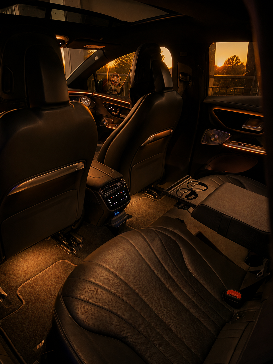 Mercedes EQE premium electric interior