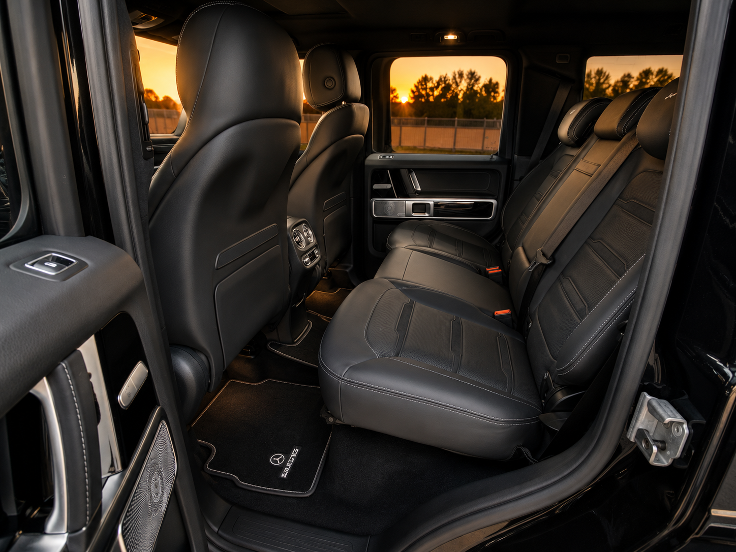 Mercedes G-Class AMG premium black leather interior