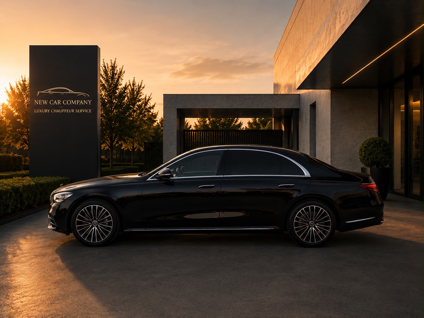 Mercedes S-Class luxury chauffeur sedan