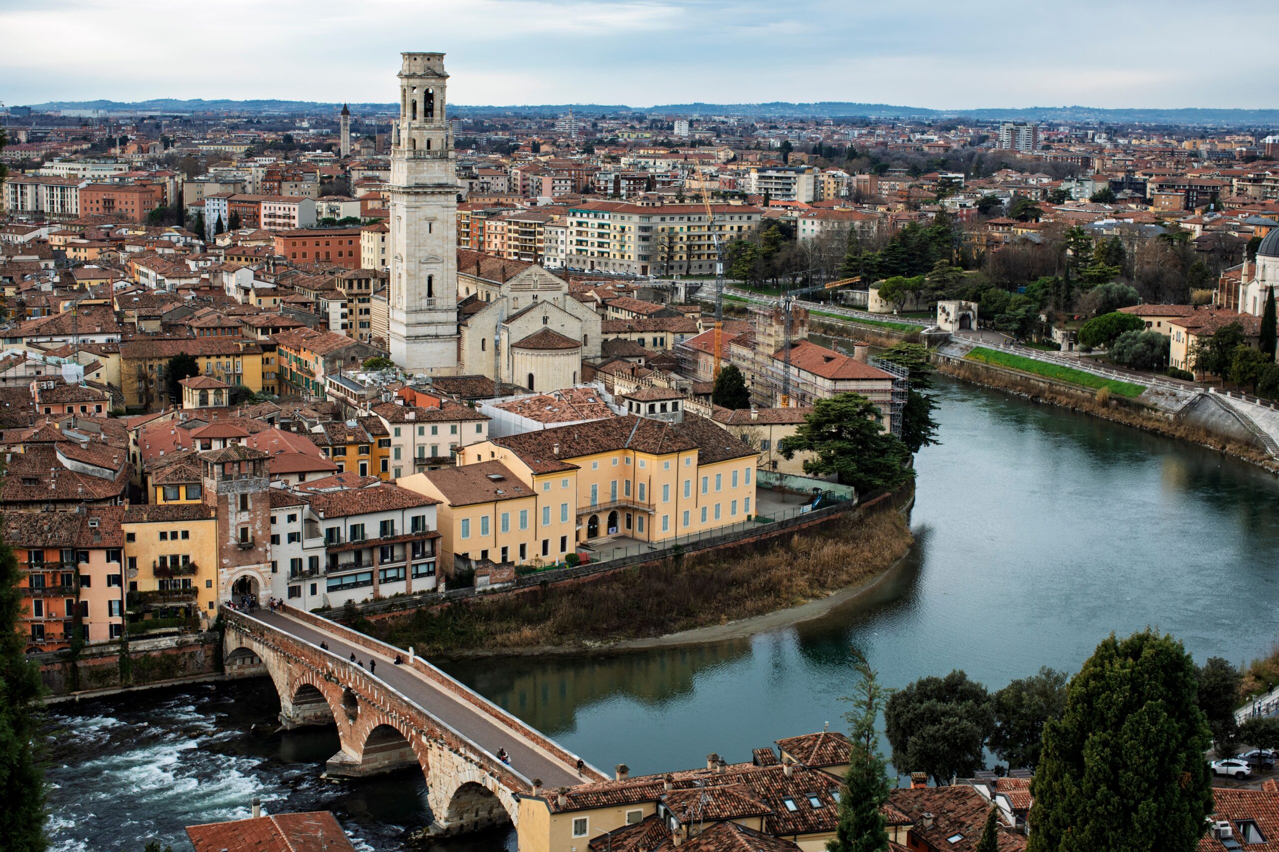 Verona city skyline