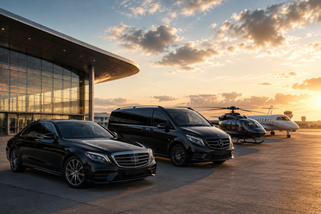 Why choose OndaTransfer for private airport transfers, chauffeur services, private jet and helicopter transportation across Europe